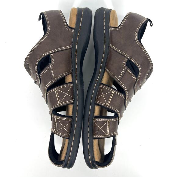 Dockers Mens Fisherman Sandals U.S. Size 12W Hook & Loop Closure - Picture 4 of 7
